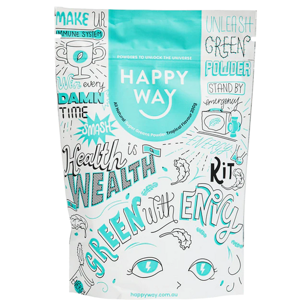 Happy Way Super Greens Powder 200g