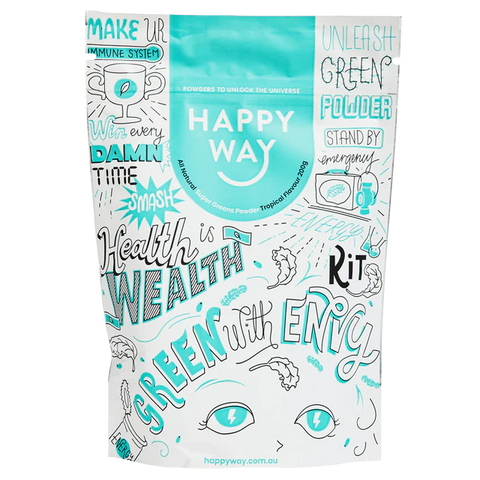 Happy Way Super Greens Powder 200g