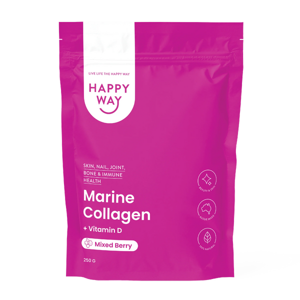 Happy Way Marine Collagen Powder Mixed Berry 250gm