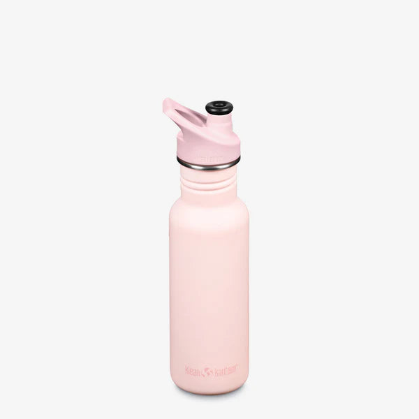 Klean Kanteen Classic Water Bottle w Sport Cap 532ml - Heavenly Pink