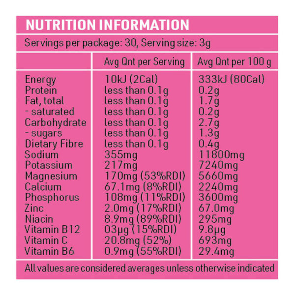 Locako Keto Electrolytes - Raspberry 90gm - 30% off