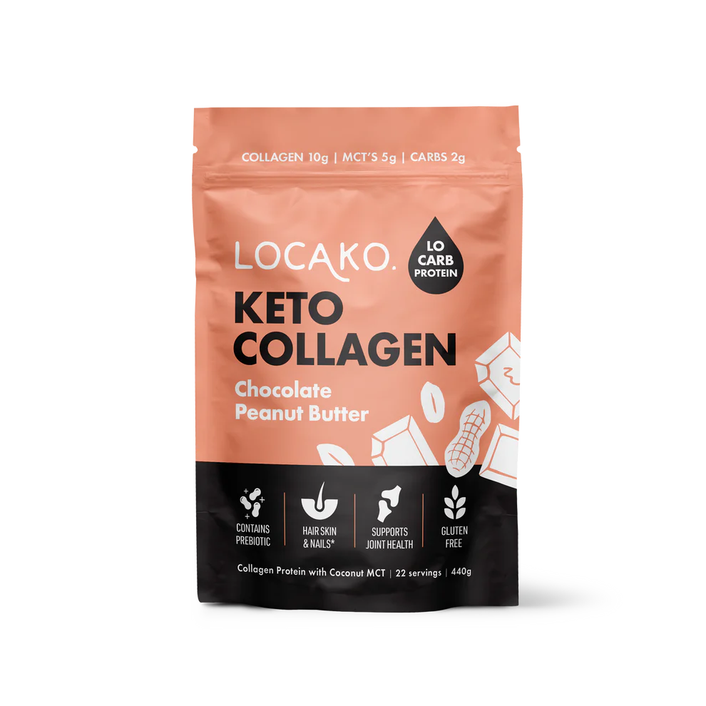 Locako Keto Collagen Chocolate Peanut Butter 440gm