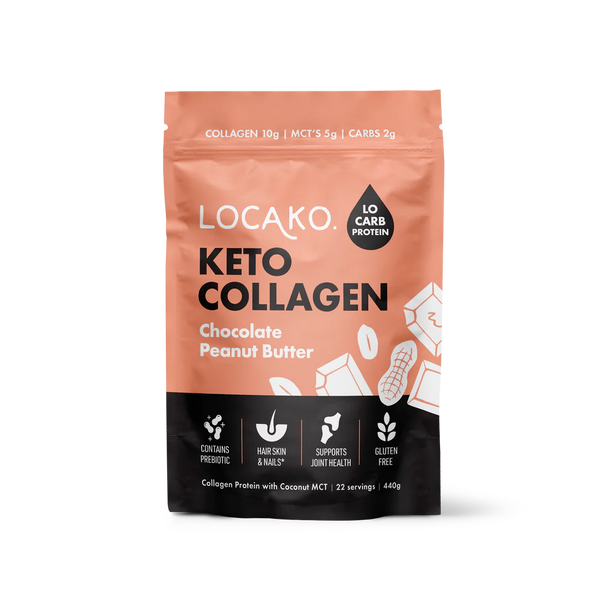 Locako Keto Collagen Chocolate Peanut Butter 440gm