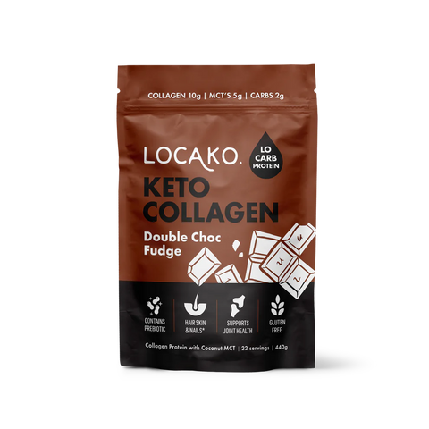 Locako Keto Collagen Double Choc Fudge 440gm