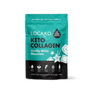 Locako Keto Collagen Vanilla White Chocolate 440gm