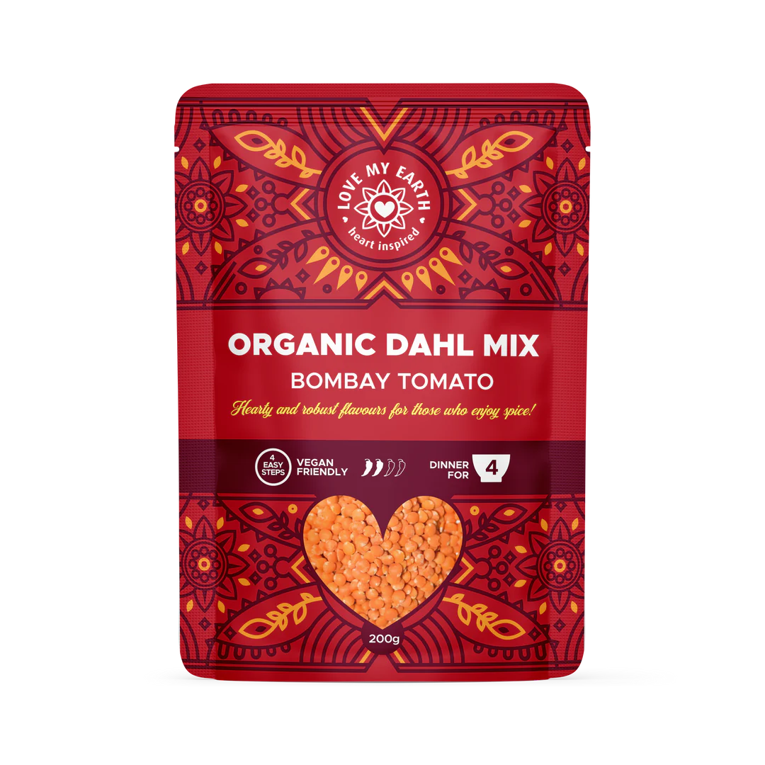 Love My Earth Organic Dahl Mix BOMBAY TOMATO 200gm