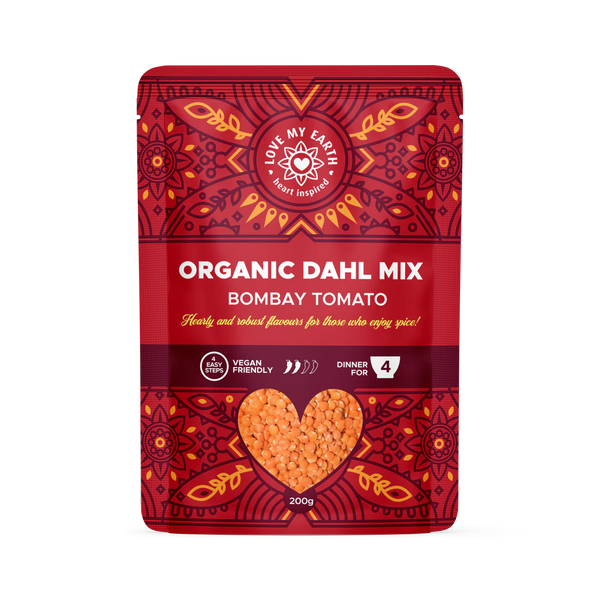 Love My Earth Organic Dahl Mix BOMBAY TOMATO 200gm