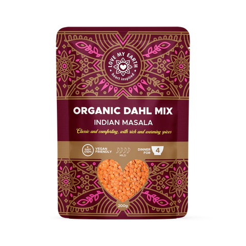 Love My Earth Organic Dahl Mix INDIAN MASALA 200gm