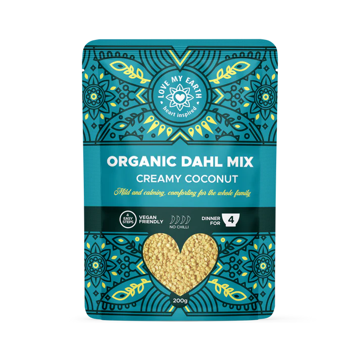 Love My Earth Organic Dahl Mix CREAMY COCONUT 200gm