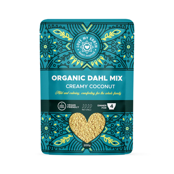 Love My Earth Organic Dahl Mix CREAMY COCONUT 200gm