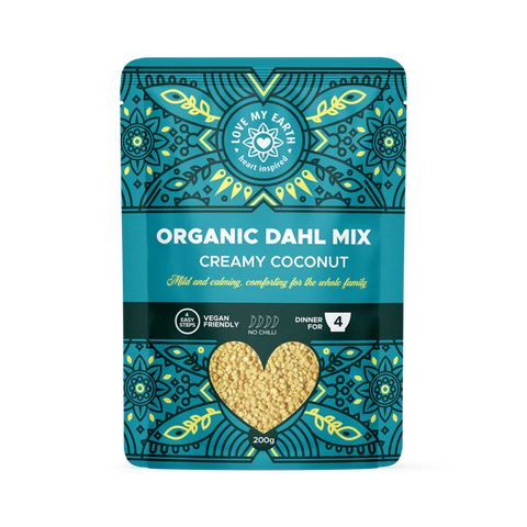 Love My Earth Organic Dahl Mix CREAMY COCONUT 200gm