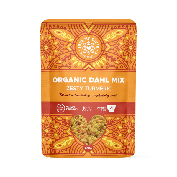 Love My Earth Organic Dahl Mix ZESTY TURMERIC 200gm