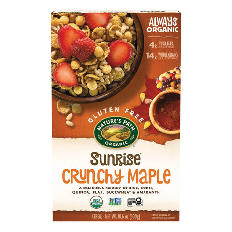 Nature's Path Sunrise Crunchy Maple Cereal 300gm