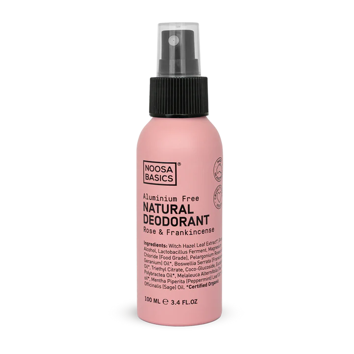 Noosa Basic Spray Deodorant - Rose & Frankincense 100ml