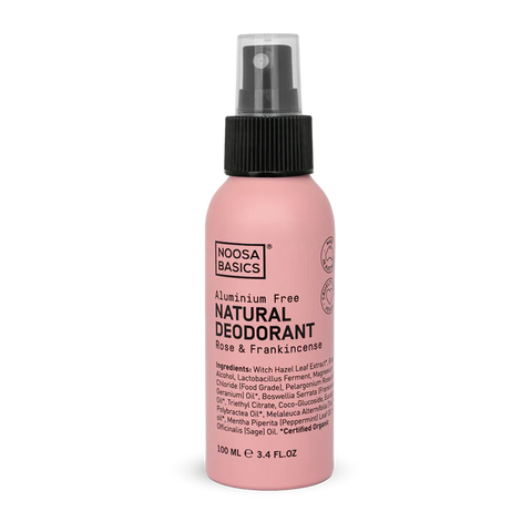 Noosa Basic Spray Deodorant - Rose & Frankincense 100ml