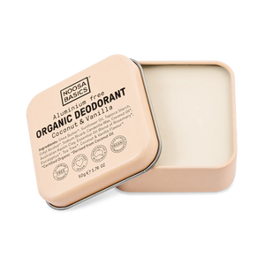 Noosa Basic Organic Deodorant Cream tin 5.gm - Coconut & Vanilla