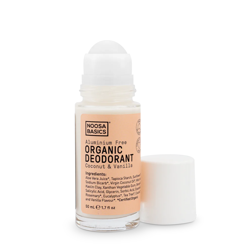 Noosa Basics Roll on Deodorant - Coconut & Vanilla 50ml