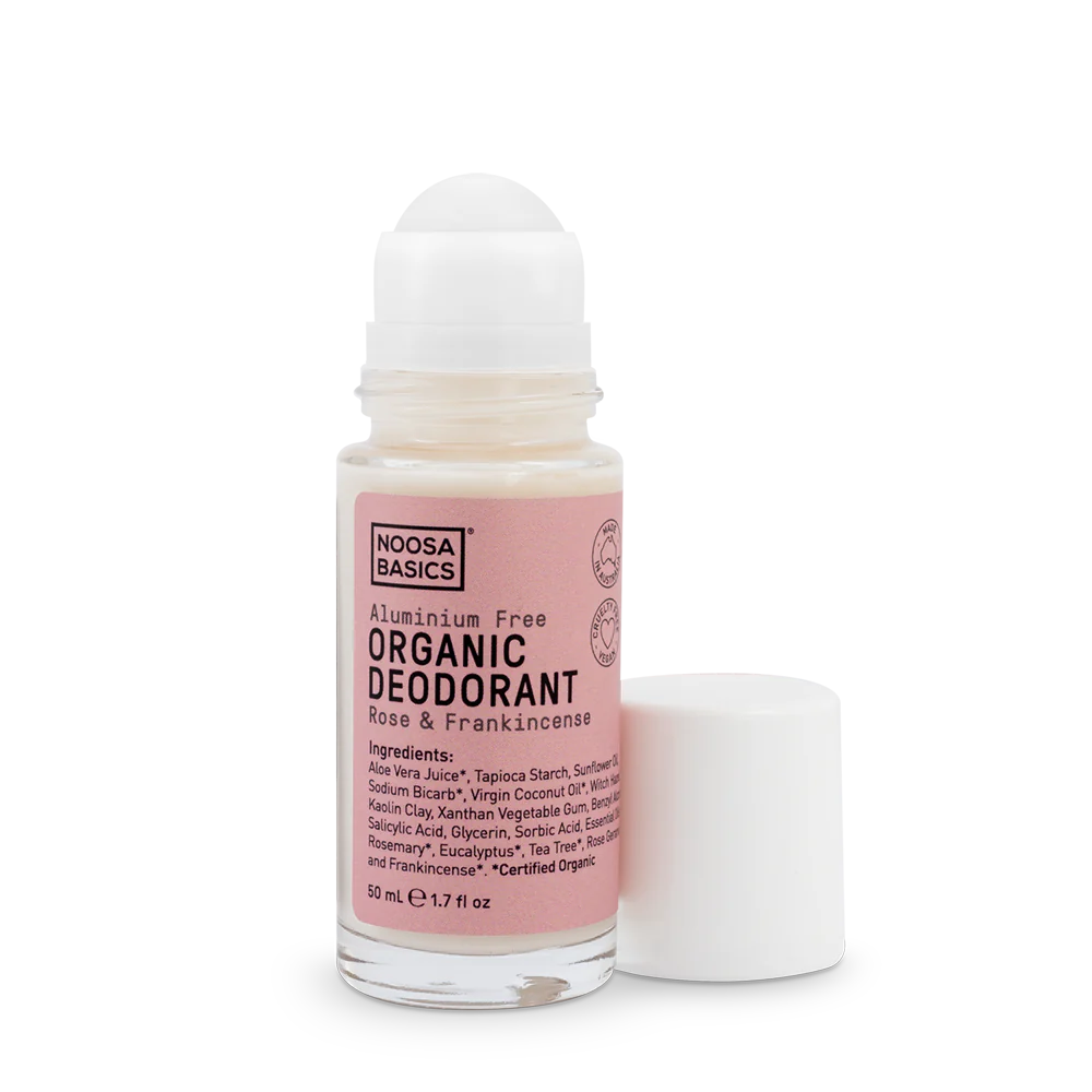 Noosa Basics Roll on Deodorant - Rose & Frankincense 50ml