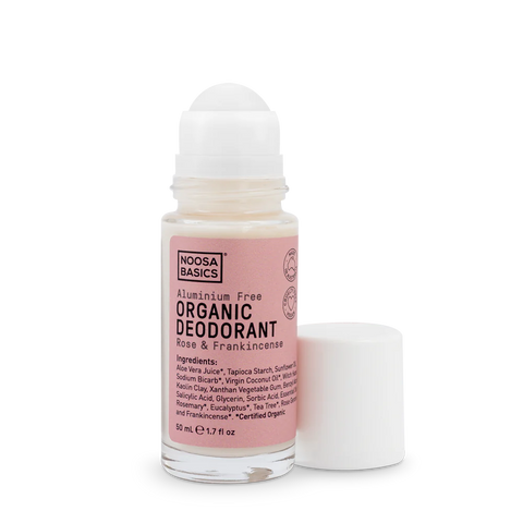 Noosa Basics Roll on Deodorant - Rose & Frankincense 50ml