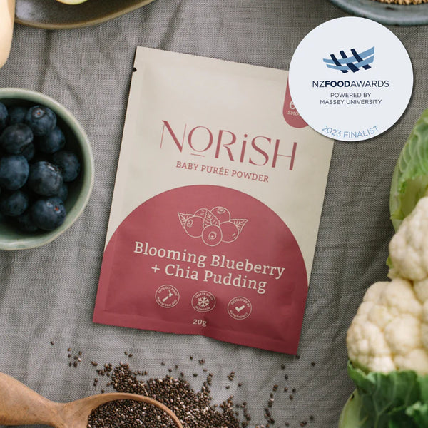 Norish Blooming Blueberry & Chia Pudding 20gm