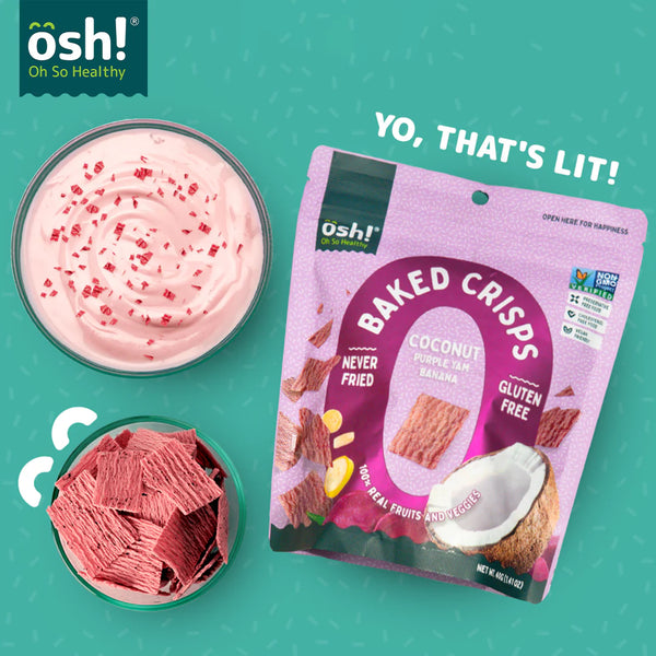 Oh so Healthy OSH! Coconut Purple Yam Crisps 40g