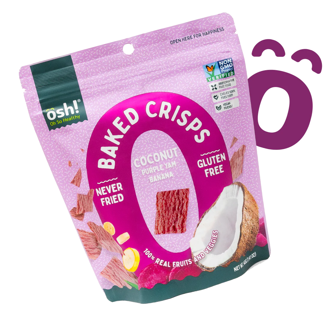 Oh so Healthy OSH! Coconut Purple Yam Crisps 40g