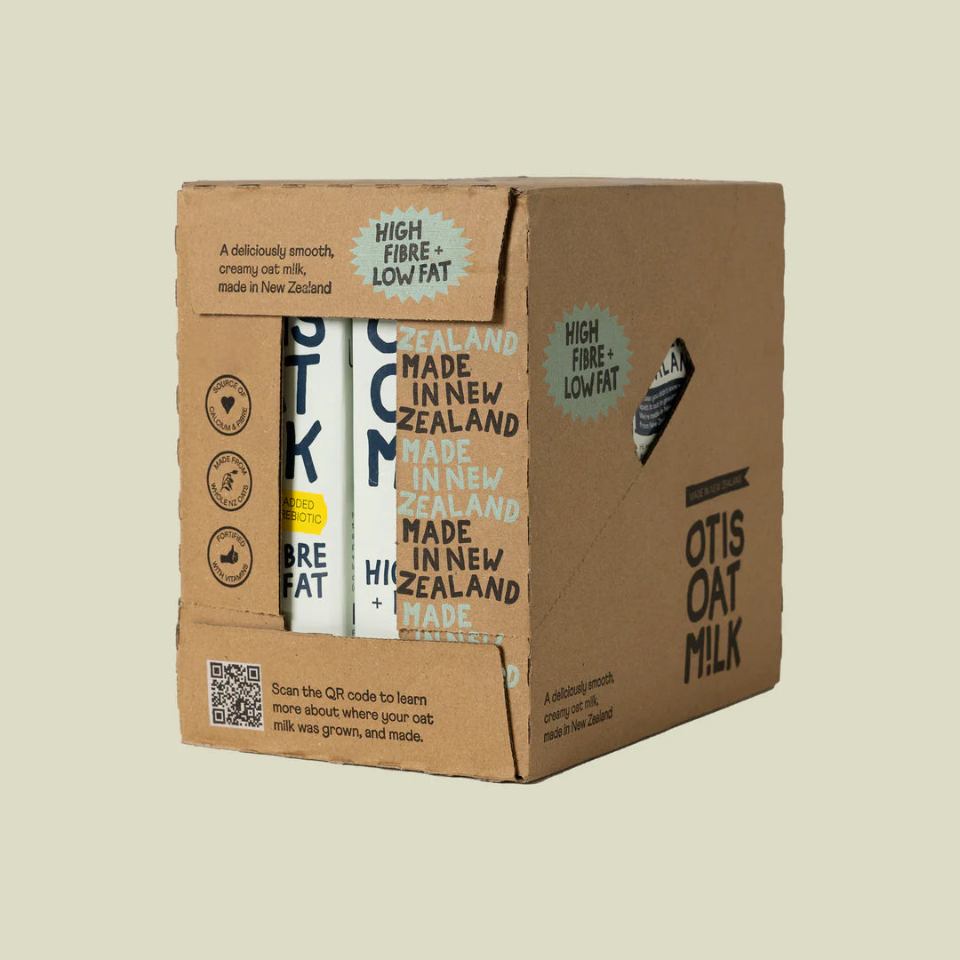 Otis Oat Milk High Fibre + Low Fat Milk (6 x 1lt)