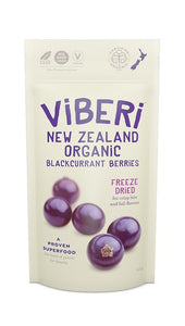 Viberi Freeze Dried Organic Blackcurrants 40g