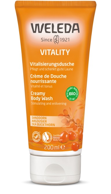 Weleda Body Wash Vitality Creamy - Sea Buckthorn 200ml