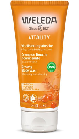 Weleda Body Wash Vitality Creamy - Sea Buckthorn 200ml