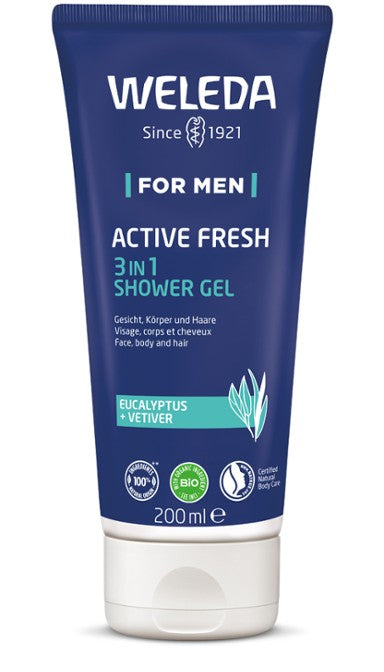 Weleda Men Active Fresh 3in1 Shower Gel 200ml