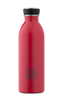 24 Bottles Stainless Steel Red phthalates free On-line
