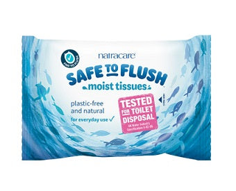 Natracare Safe to Flush Moist Toilet Tissues 30tissues