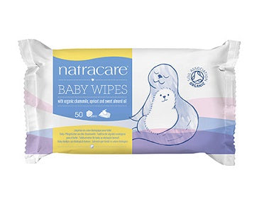 Natracare Organic Baby Wipes 50pcs